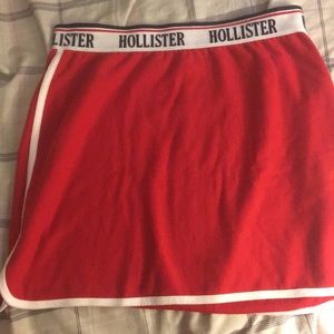 Red Hollister skirt